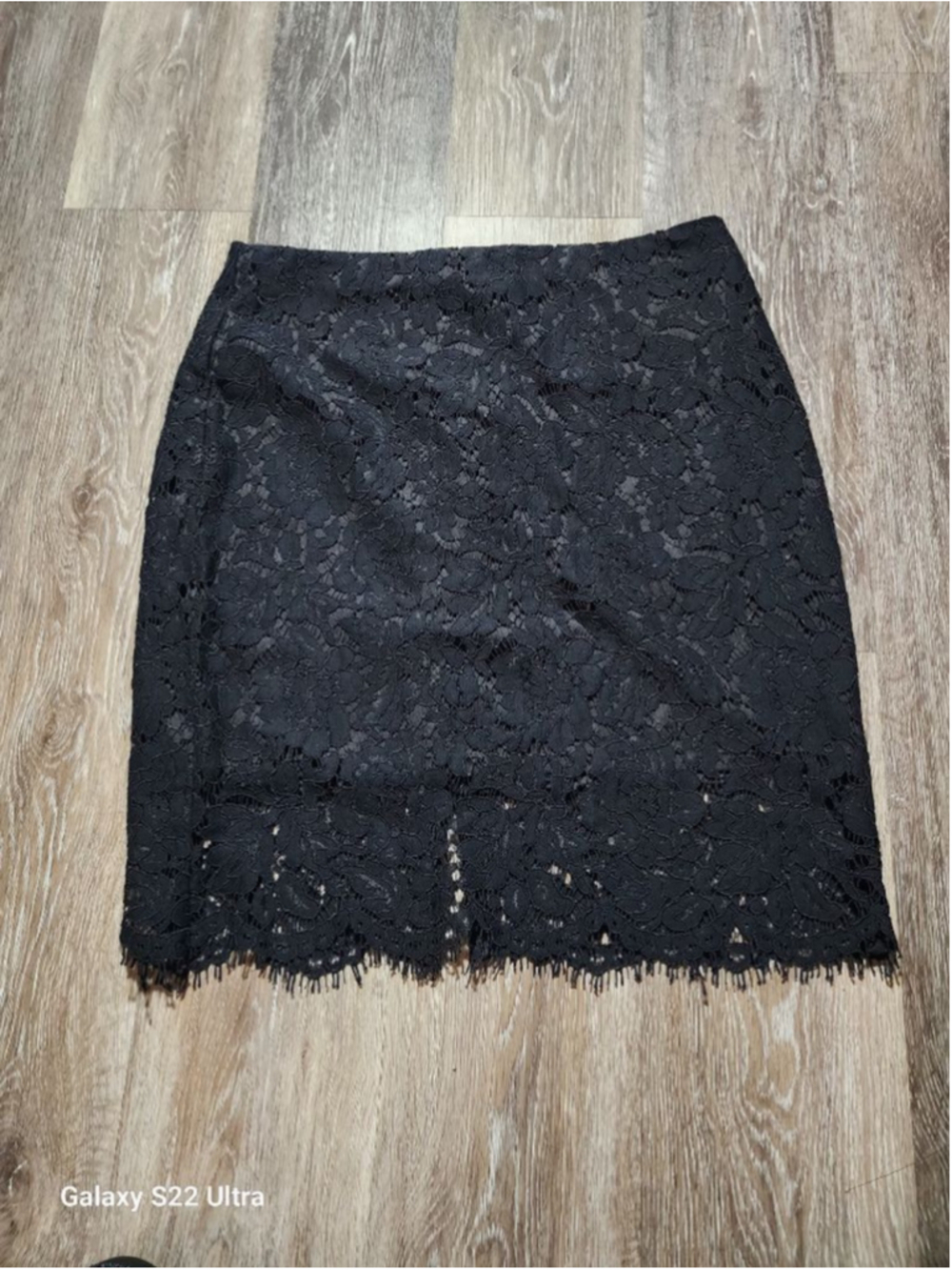 Women's Banana Republic Black Lace Pencil Skirt 6P